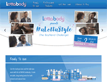 Tablet Screenshot of lottabody.com